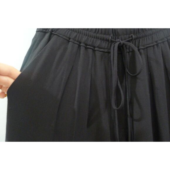 A.L.C. Elastic Drawstring Waist Tapered Pant - Black XS - Picture 3 of 7